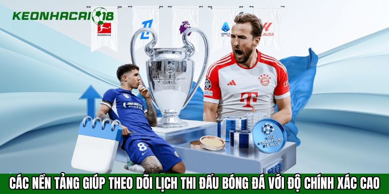 Các nền tảng giúp theo dõi lịch thi đấu bóng đá với độ chính xác cao