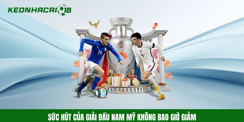 Sức hút của giải đấu Nam Mỹ không bao giờ giảm